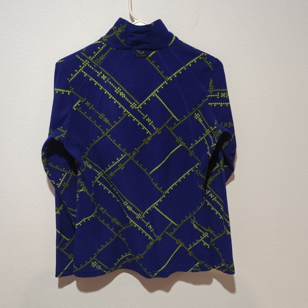 Seahawks Columbia Quarter Zip Jacket Medium Fleece Geometric Abstract - Picture 2 of 7